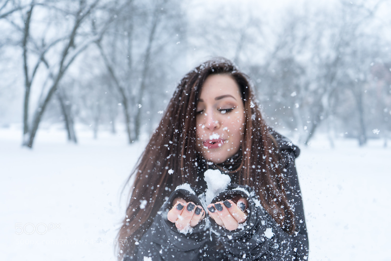 Sony a7 II sample photo. Winter fary photography