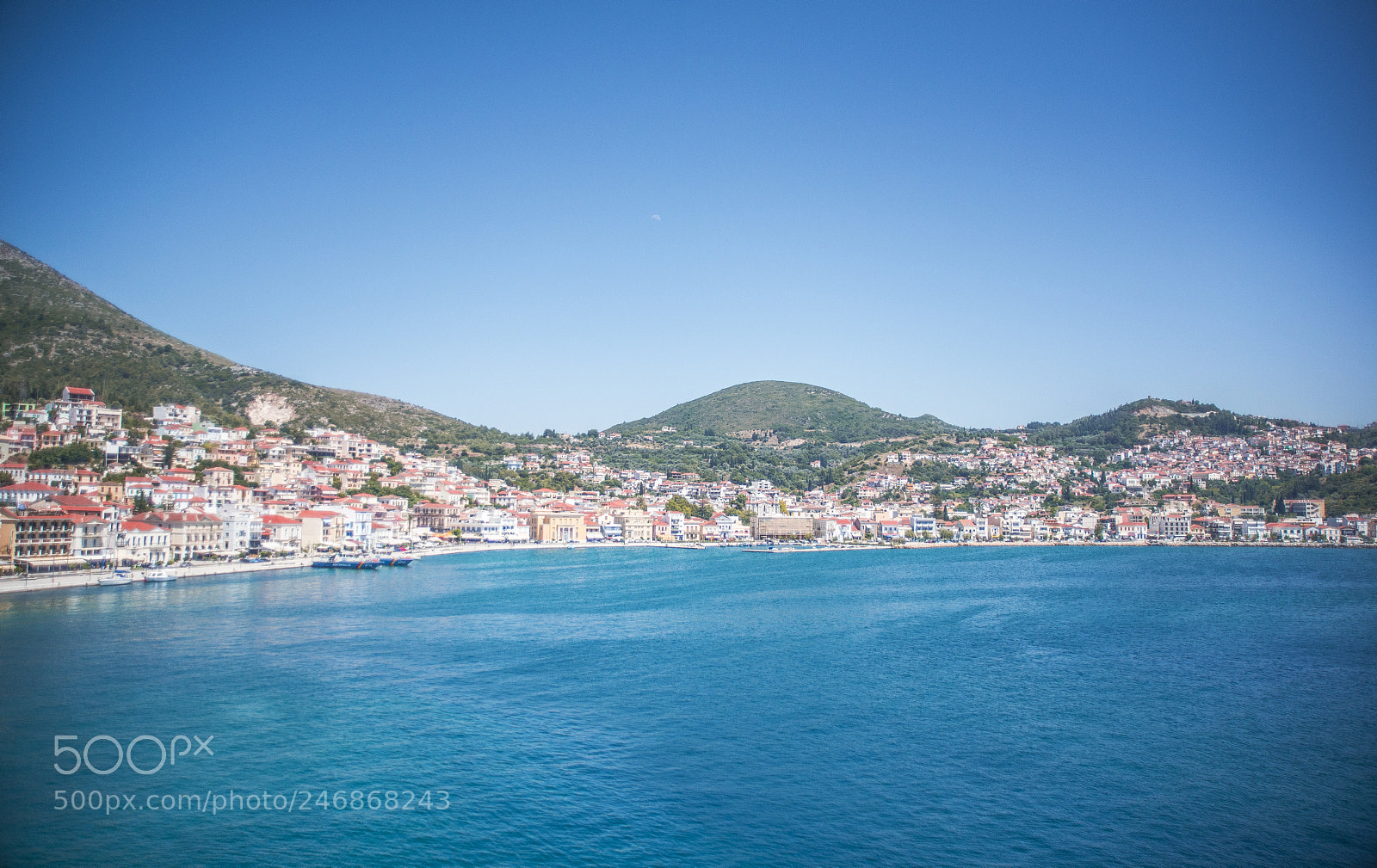 Nikon D800 sample photo. Panorama of vathi, samos photography
