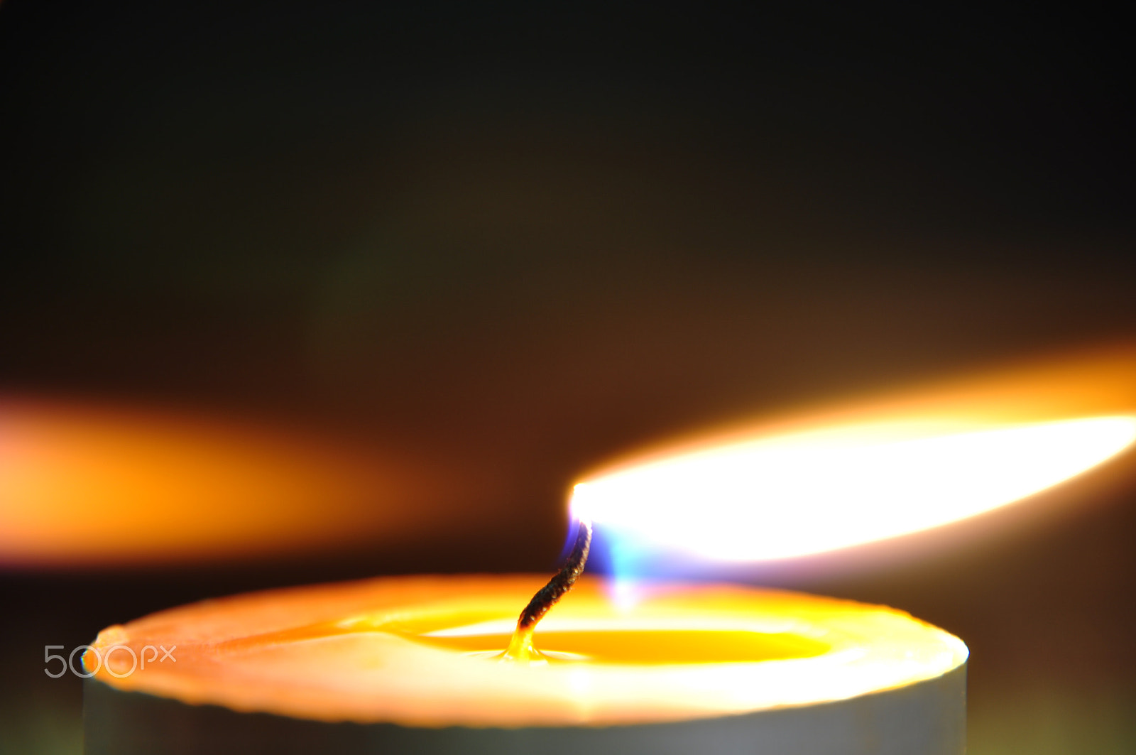 Nikon D5000 sample photo. Flame photography