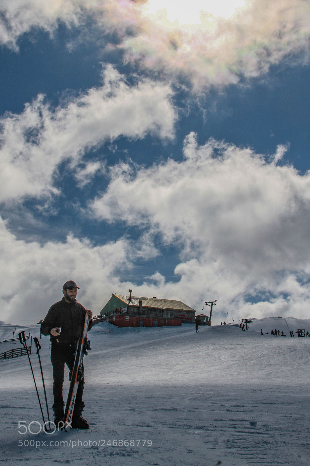 Canon EOS 7D sample photo. Skiing photography