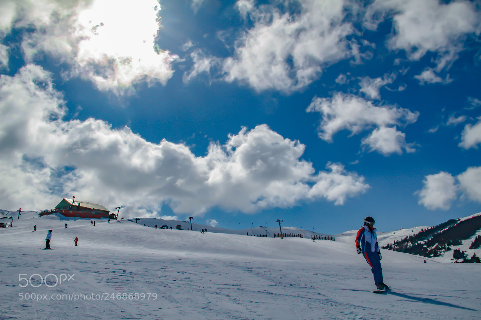 Canon EOS 7D sample photo. Skiing photography