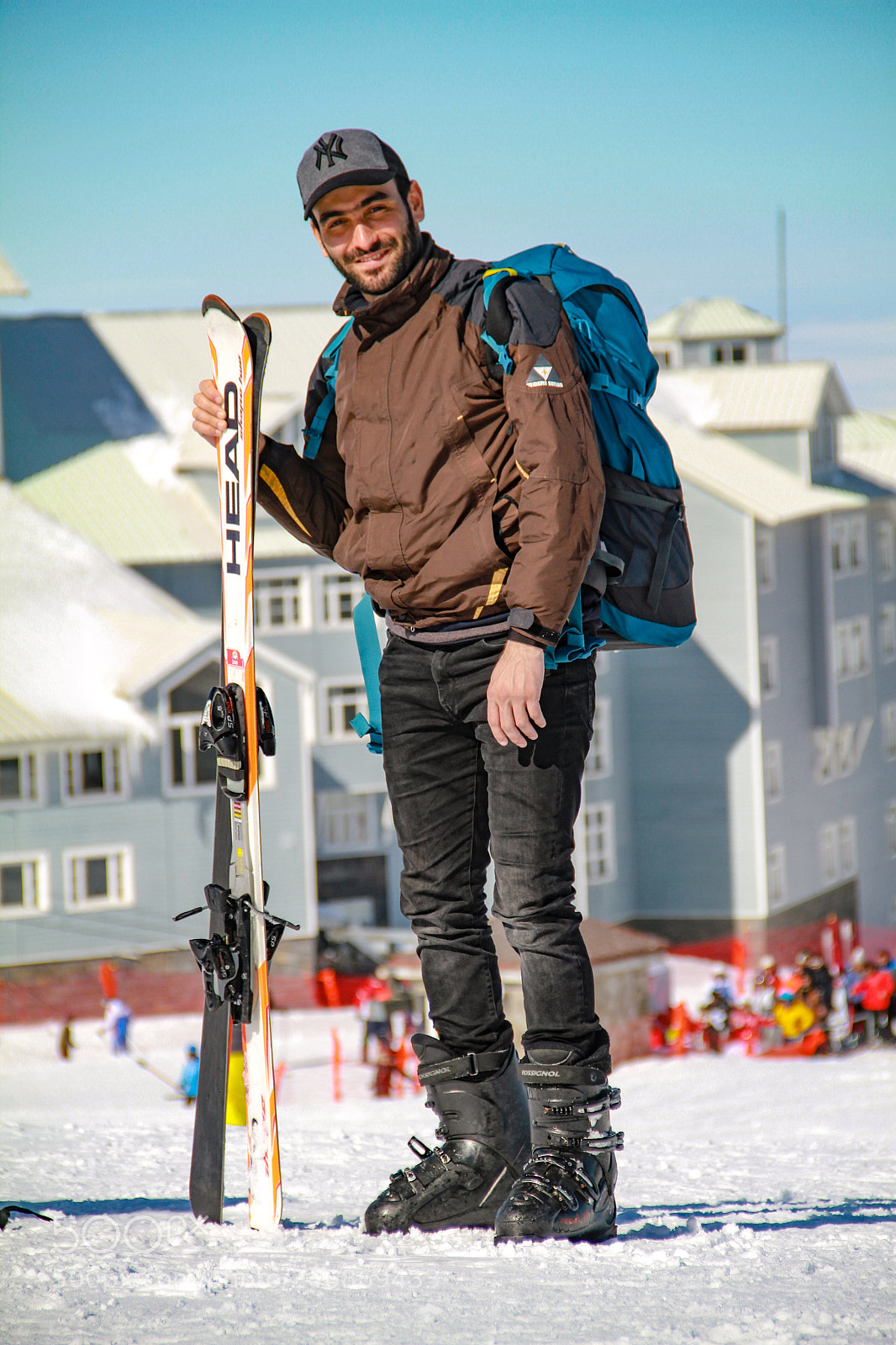 Canon EOS 7D sample photo. Snow's man photography