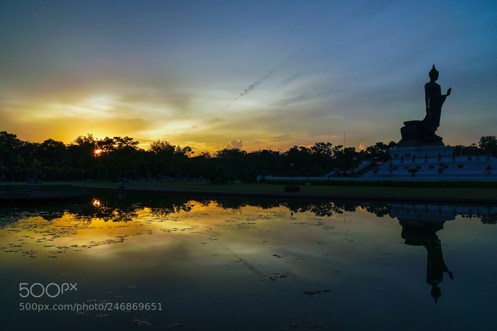 Sony a6500 sample photo. Buddha in sunset. photography
