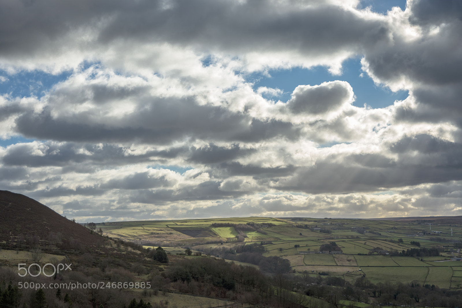 Nikon D7200 sample photo. Holme valley looking south photography