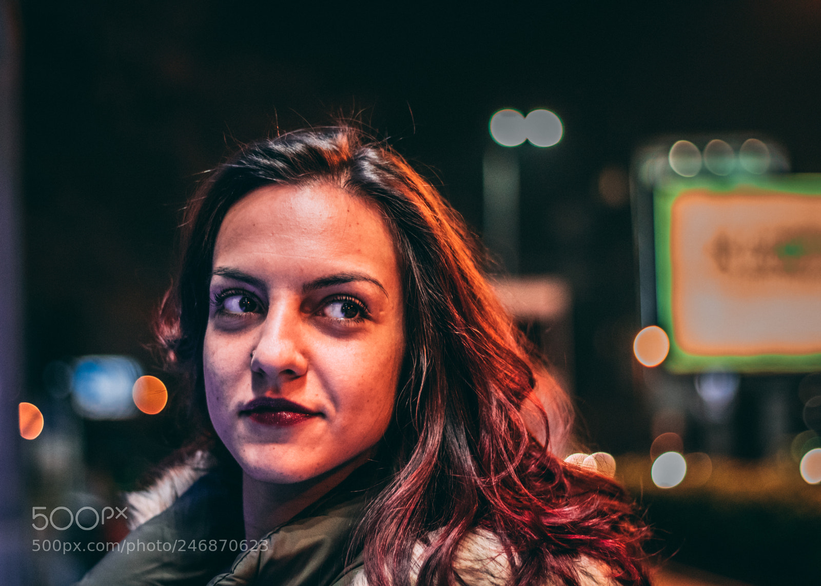 Canon EOS 760D (EOS Rebel T6s / EOS 8000D) sample photo. Night portrait photography