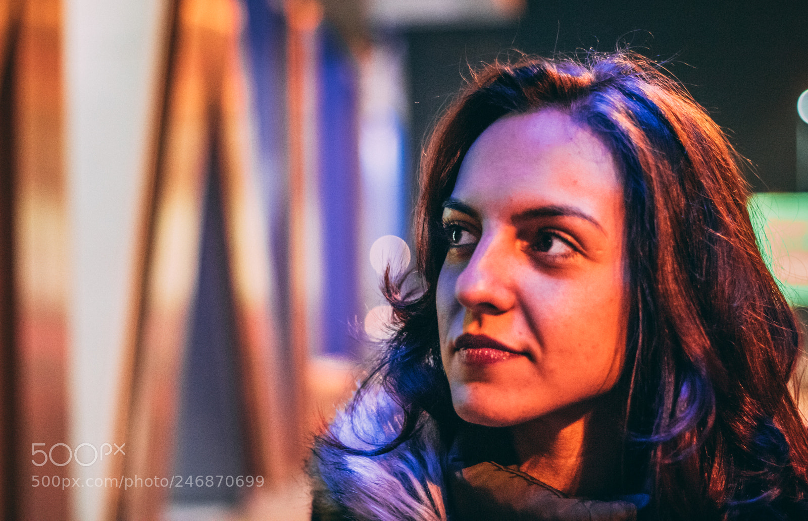Canon EOS 760D (EOS Rebel T6s / EOS 8000D) sample photo. Night portrait photography