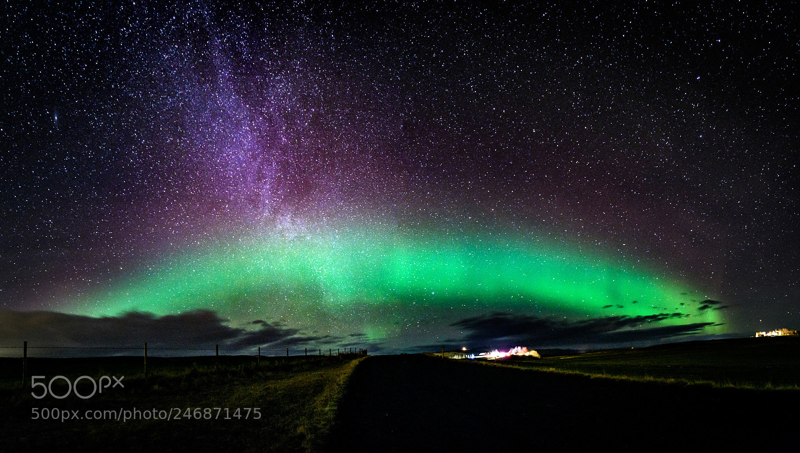 Nikon D810 sample photo. Northern lights photography