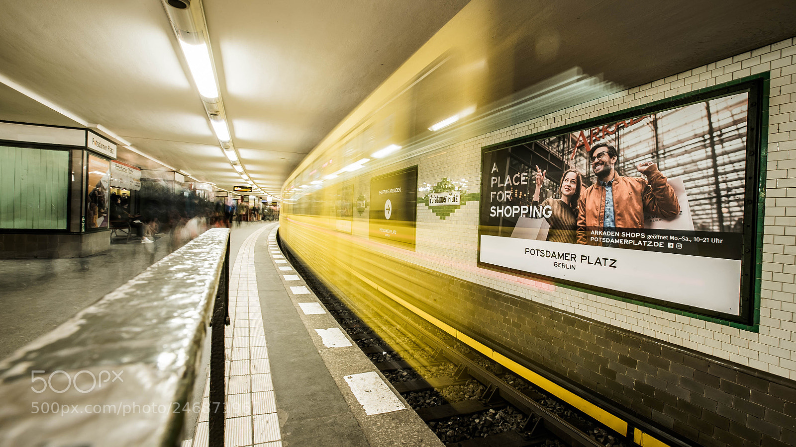 Sony a7S sample photo. Potsdamer metro photography