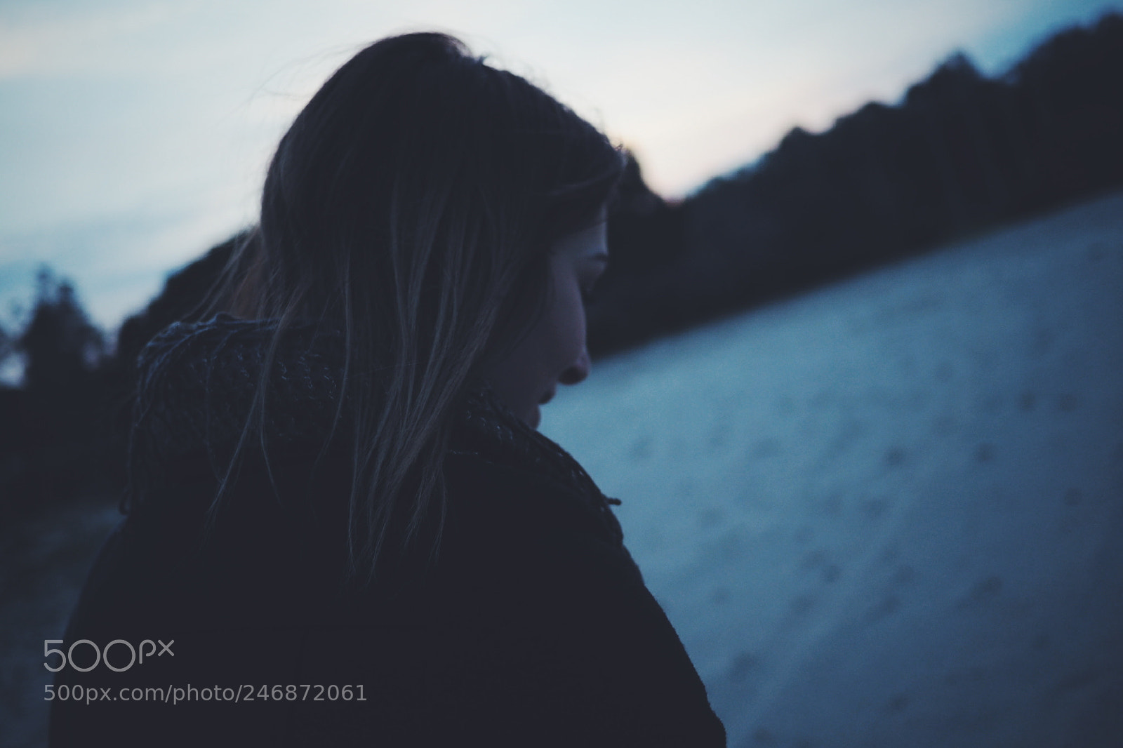 Olympus PEN-F sample photo. Blue atmosphere photography