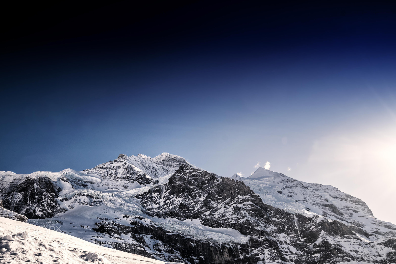 Nikon D5300 sample photo. Jungfrau & silberhorn photography