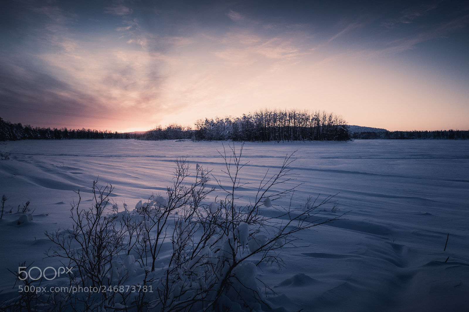 Nikon D3200 sample photo. Frozen lake photography