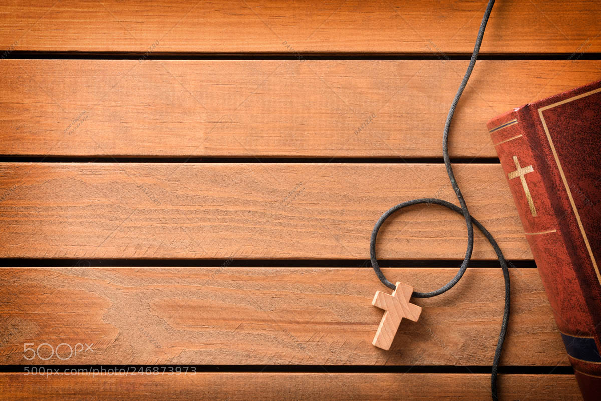 Nikon D810 sample photo. Bible with cross shaped photography