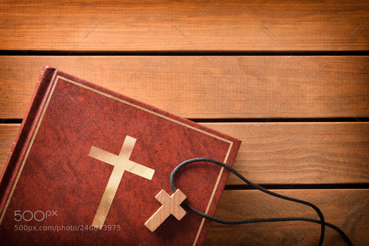 Nikon D810 sample photo. Bible with cross shaped photography