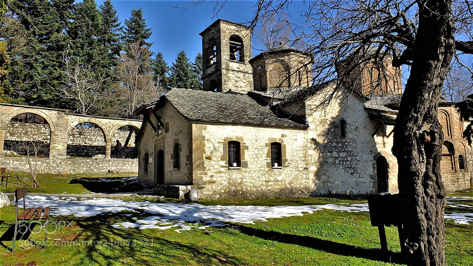 Fujifilm X-S1 sample photo. Old temple of panagia photography