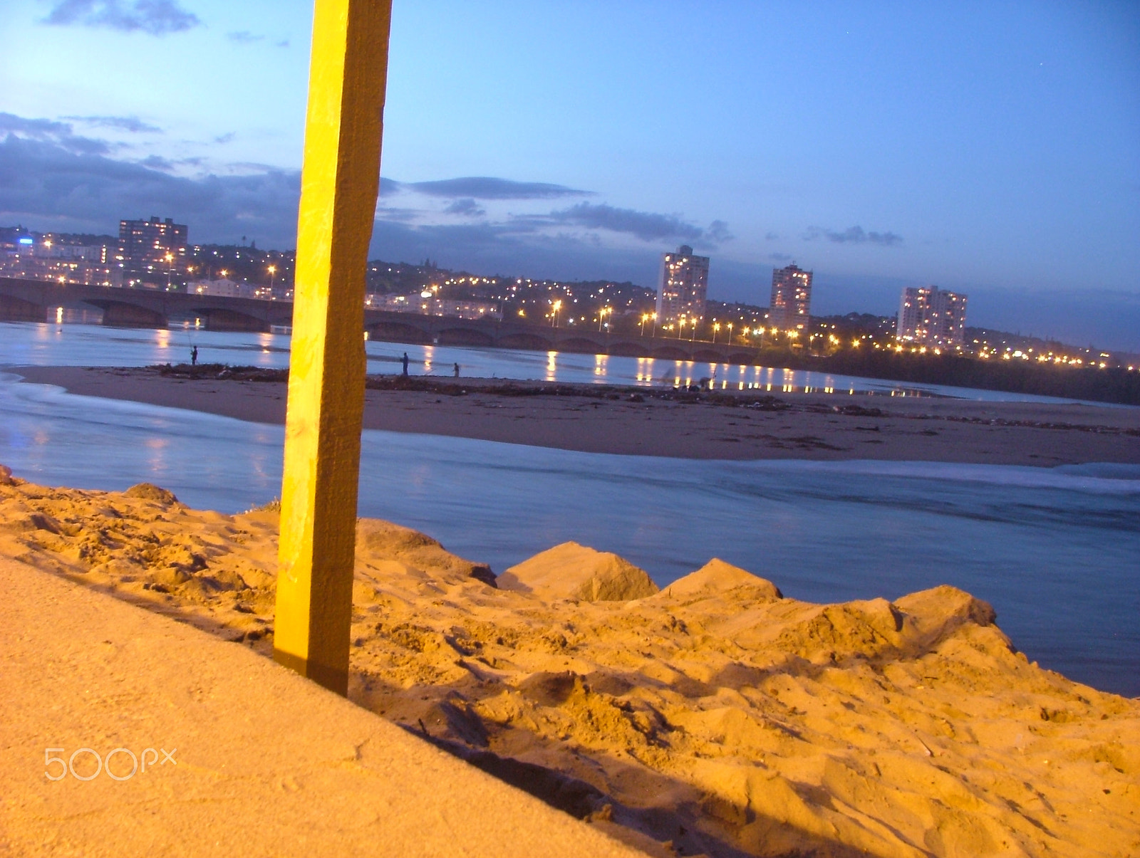 Fujifilm FinePix S5000 sample photo. Umgeni river mouth in durban at sunset photography