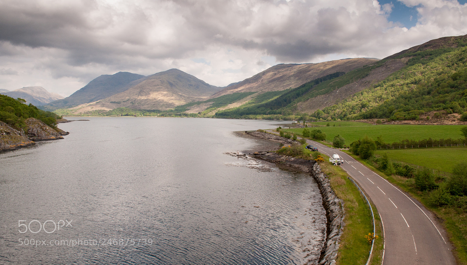 Nikon D90 sample photo. Upper loch creran and photography