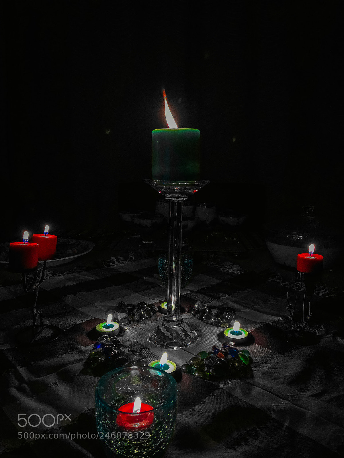Apple iPhone 8 sample photo. Candle light photography