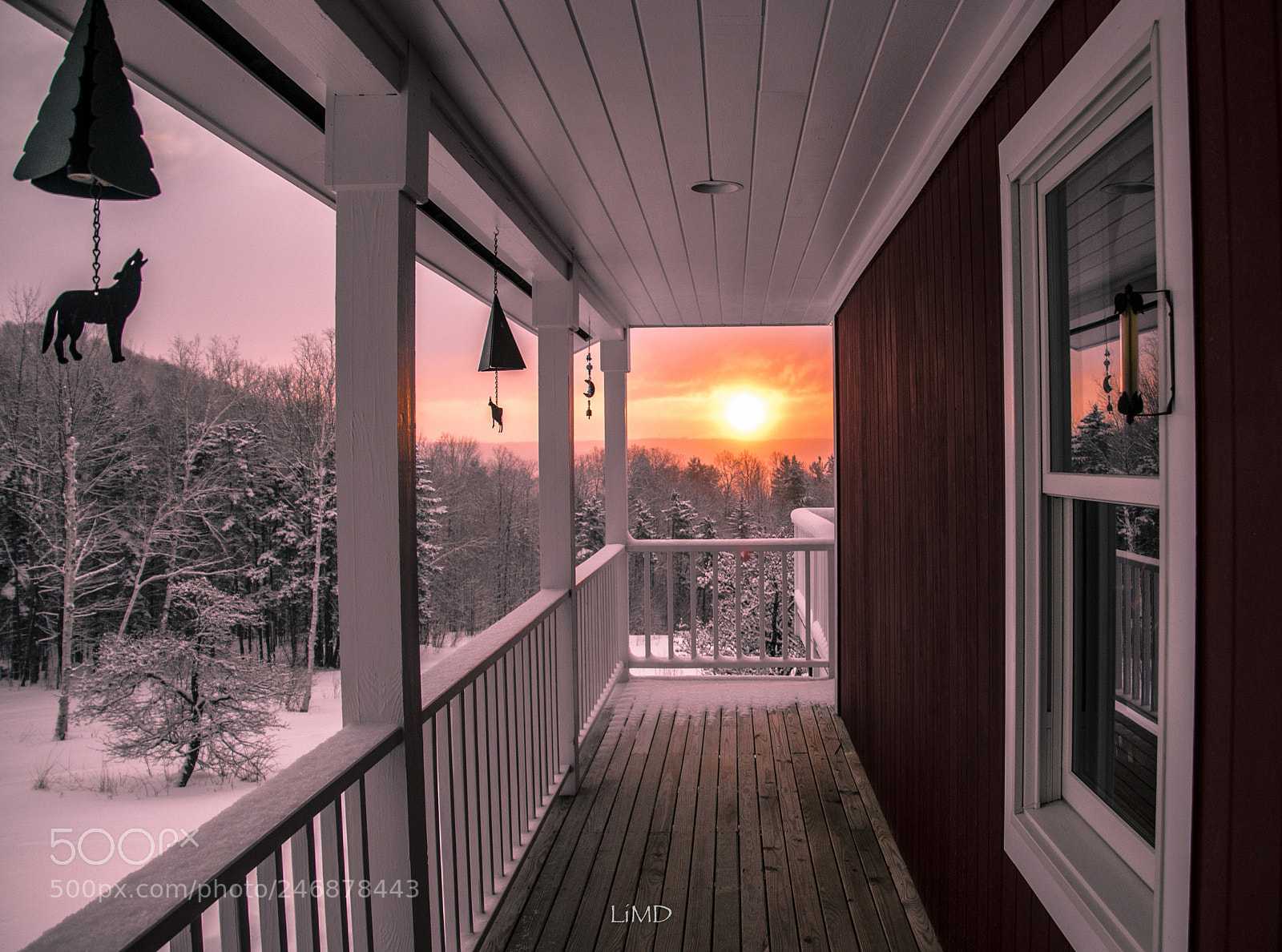 Nikon D600 sample photo. Porch sunrise photography