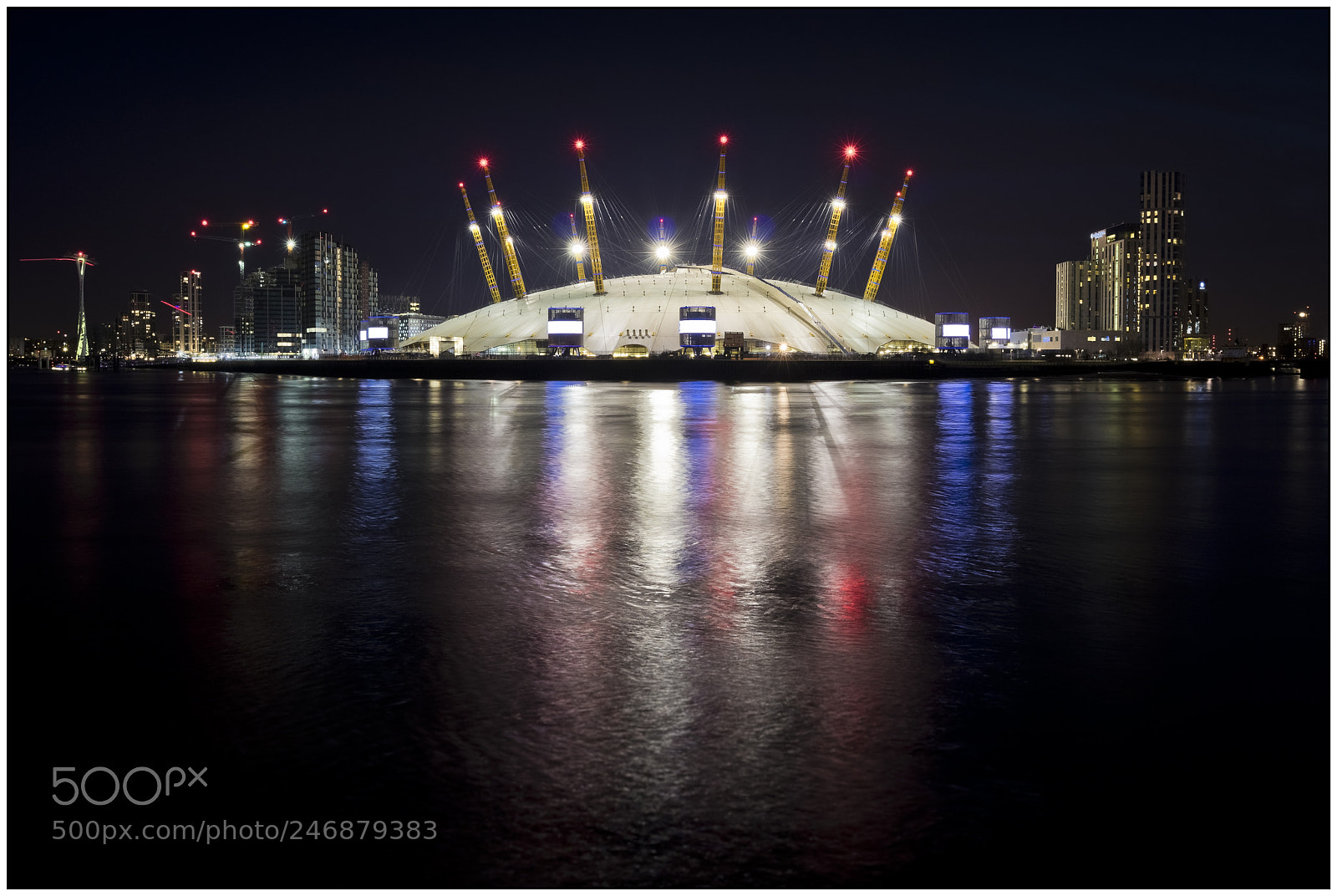 Canon EOS M6 sample photo. The o2 docklands, london. photography