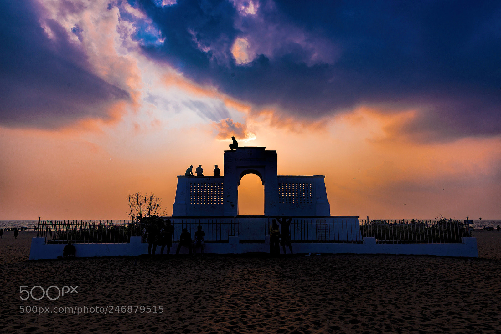 Nikon D610 sample photo. Elliots beach sunrise chennai photography