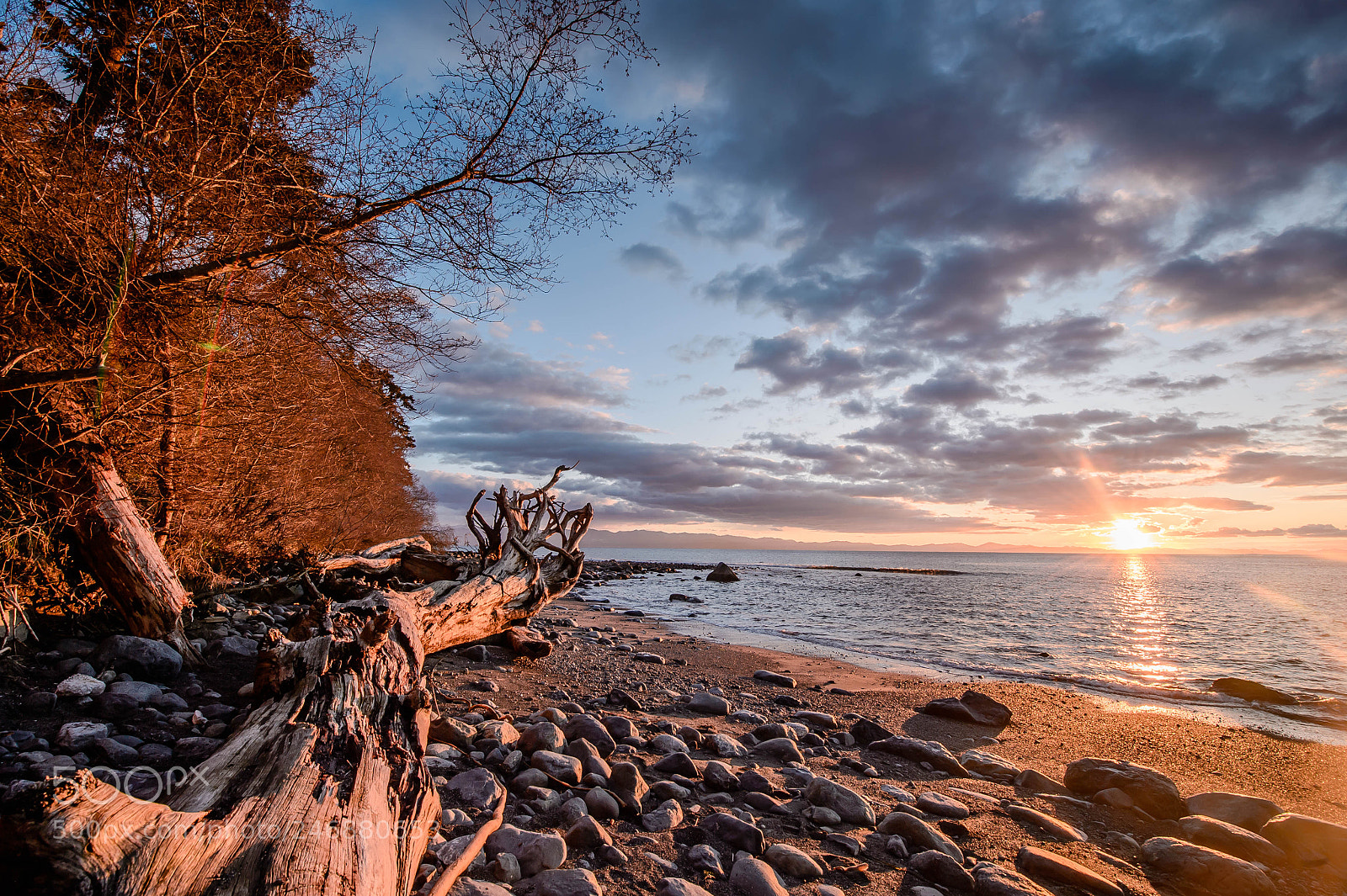 Nikon Df sample photo. Sunset in bc canada photography