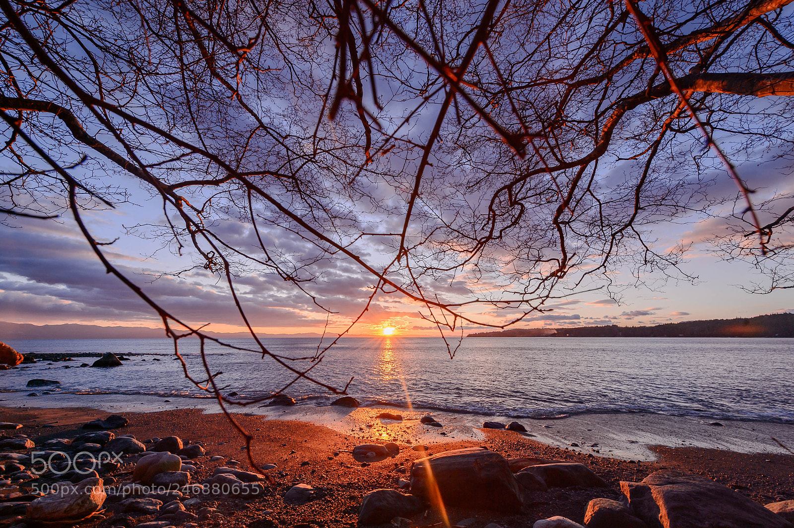Nikon Df sample photo. Sunset in bc canada photography