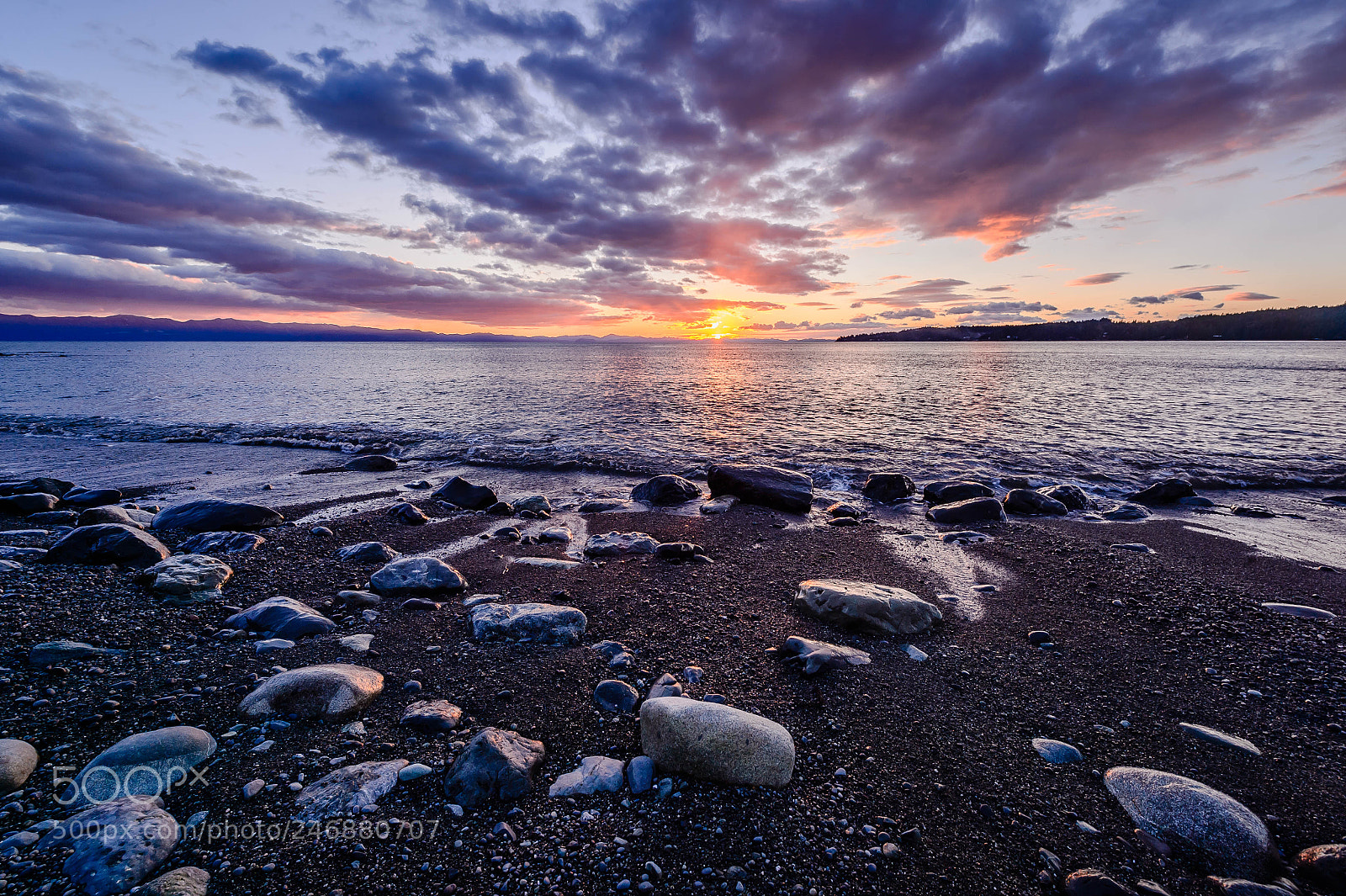 Nikon Df sample photo. Sunset in bc canada photography