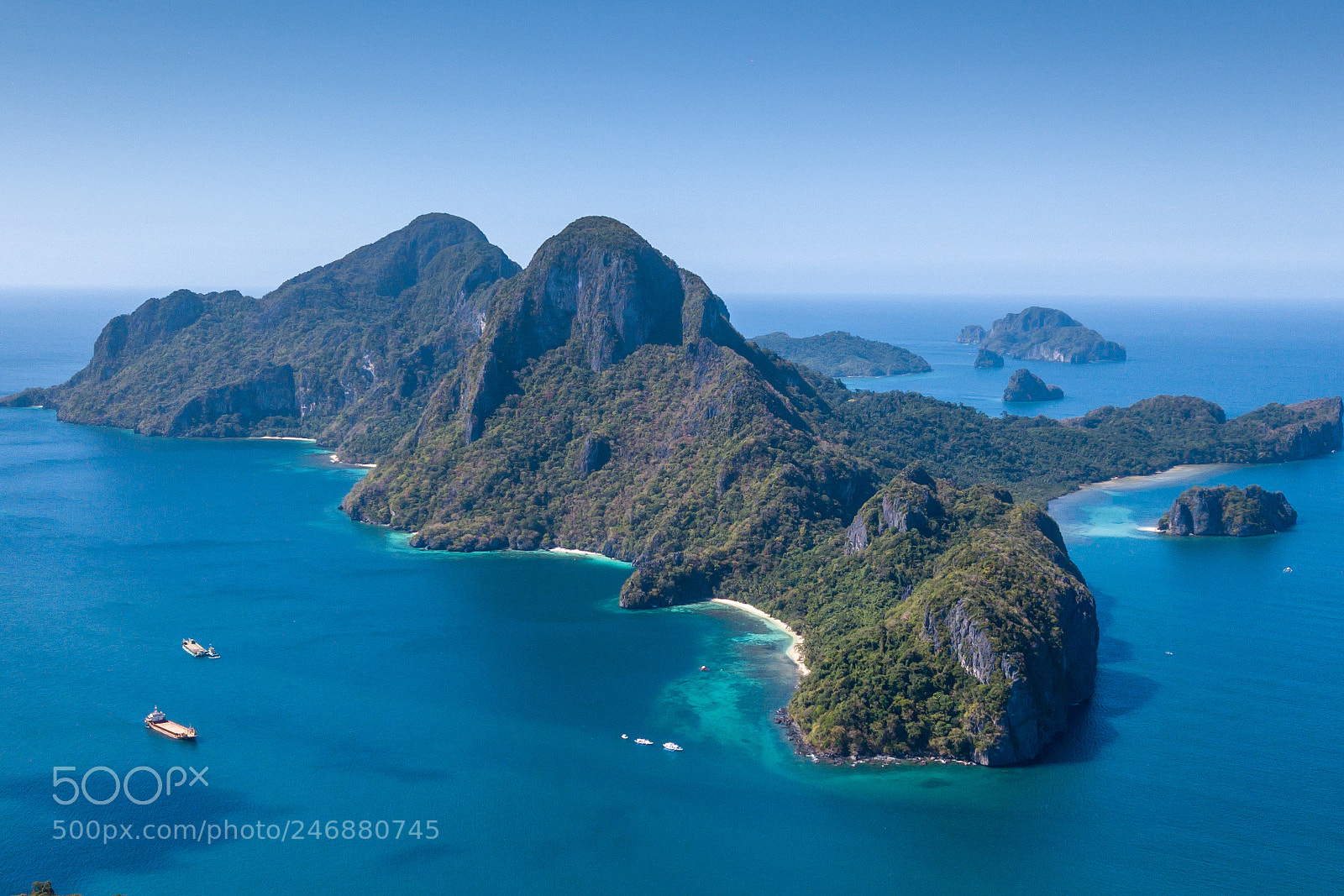 DJI FC220 sample photo. Cadlao island, el nido photography