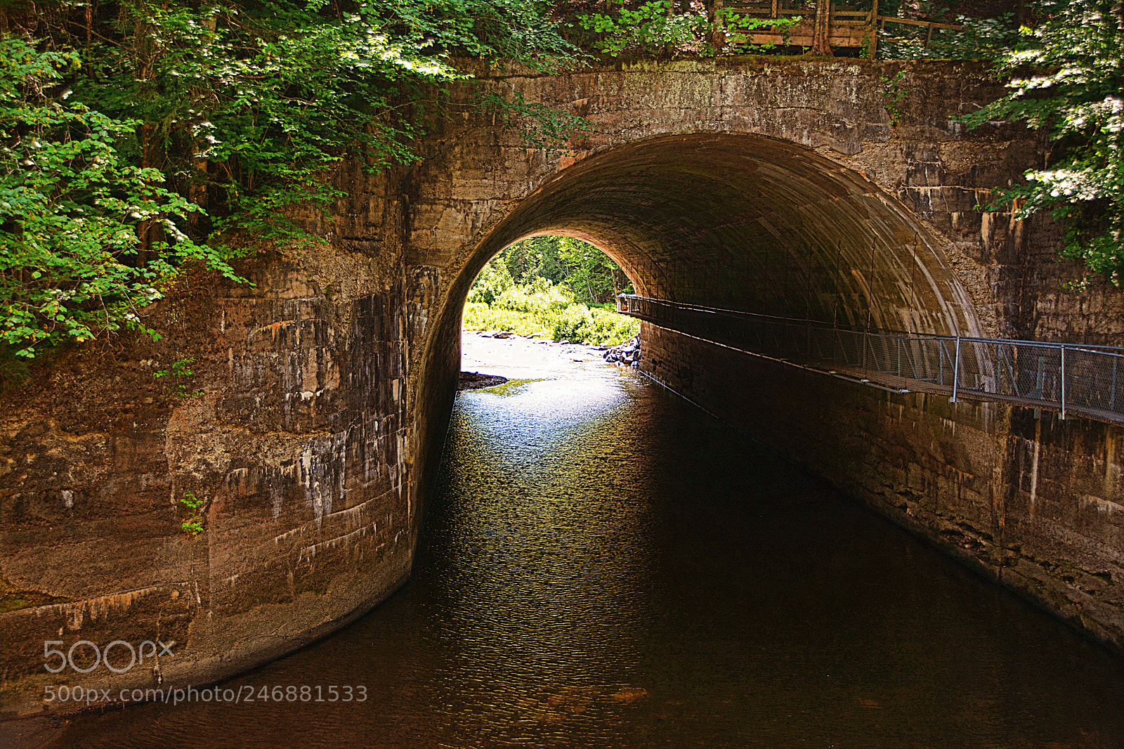 Nikon D7100 sample photo. Le tunnel photography