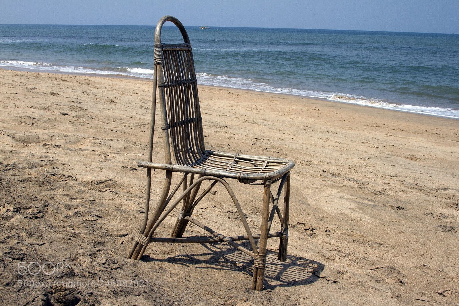Canon EOS 7D sample photo. The lonely wattled chair photography