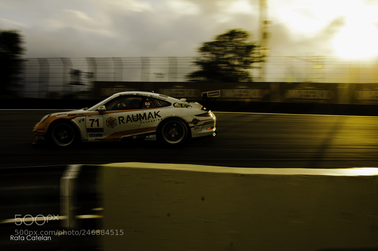 Nikon D300 sample photo. Sunset on track photography