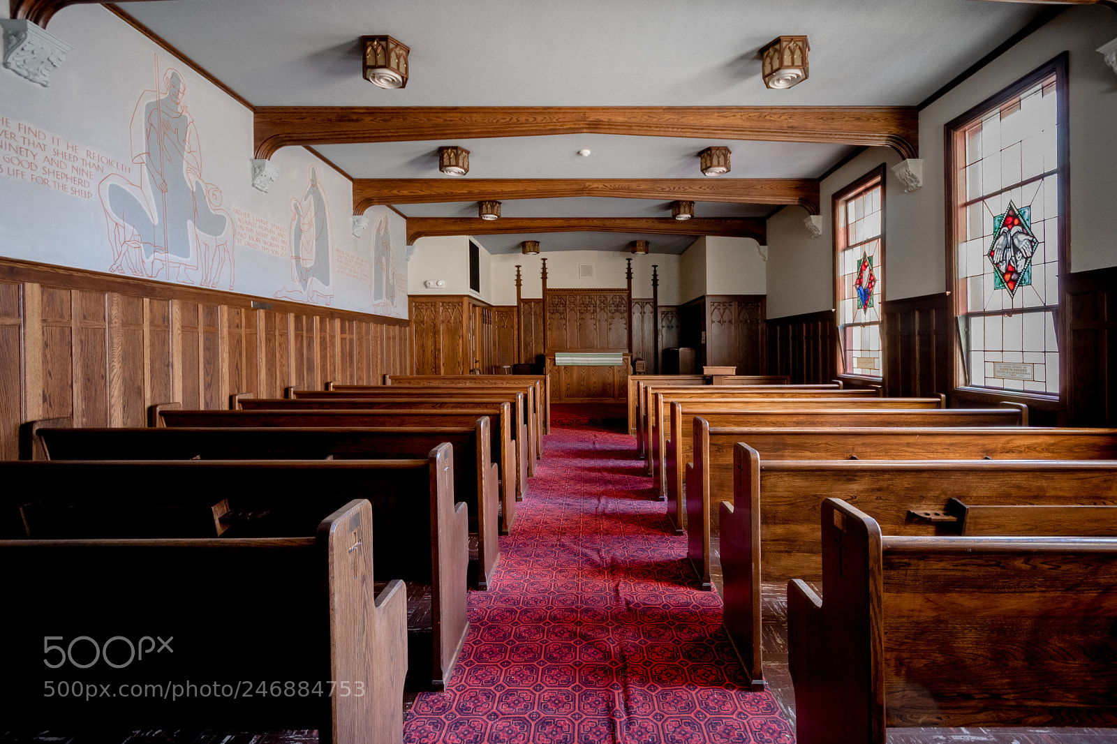 Nikon D7500 sample photo. Abandoned church sanctuary urban photography
