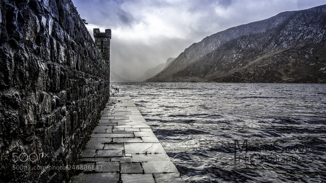 Canon EOS 5D sample photo. View down the lough photography