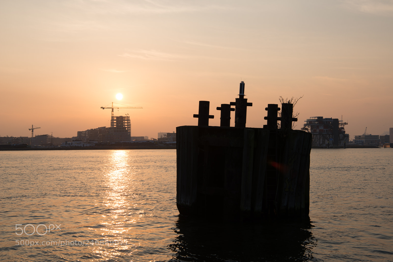 Nikon D800 sample photo. Sunset in amsterdam photography