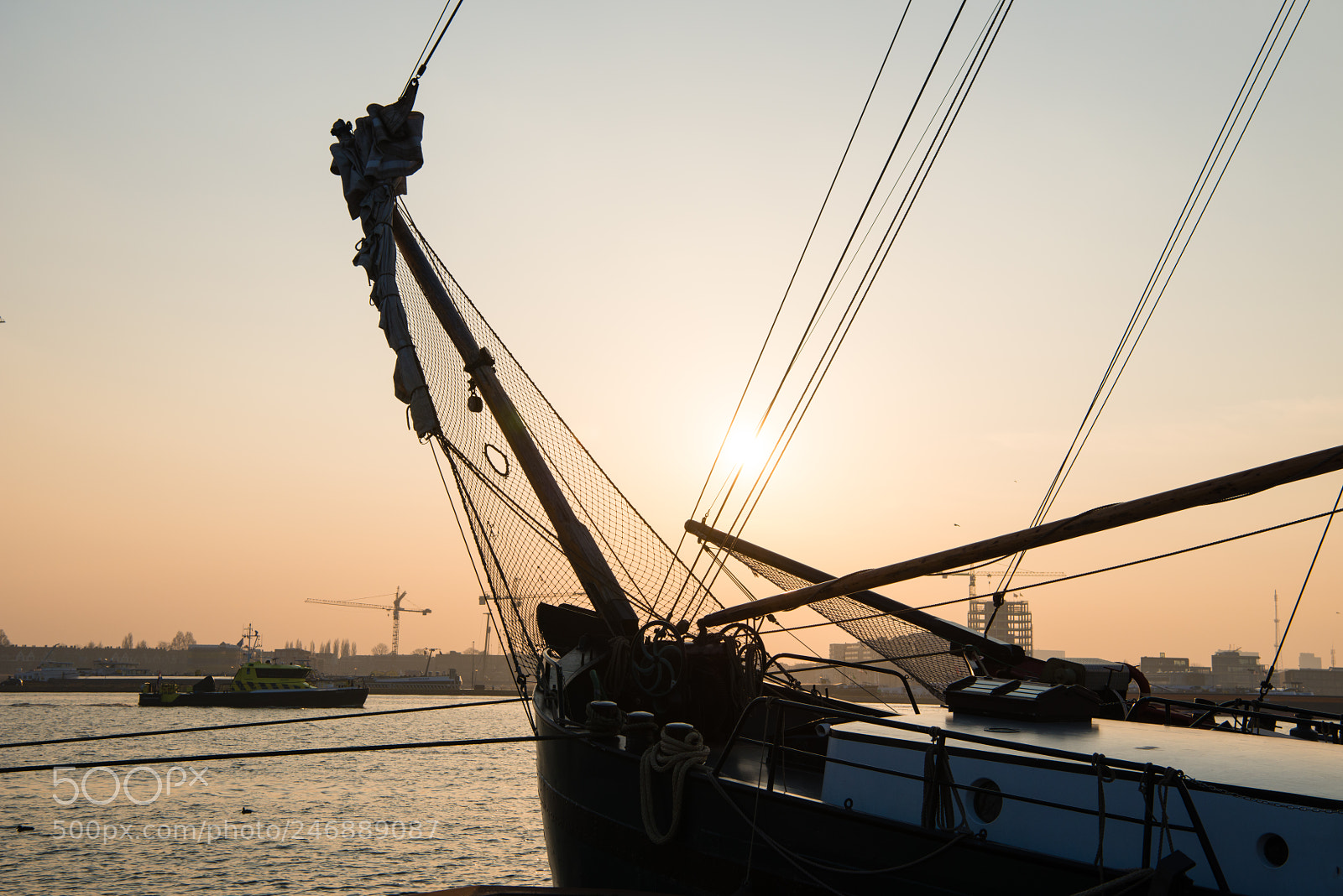 Nikon D800 sample photo. Sunset in amsterdam photography
