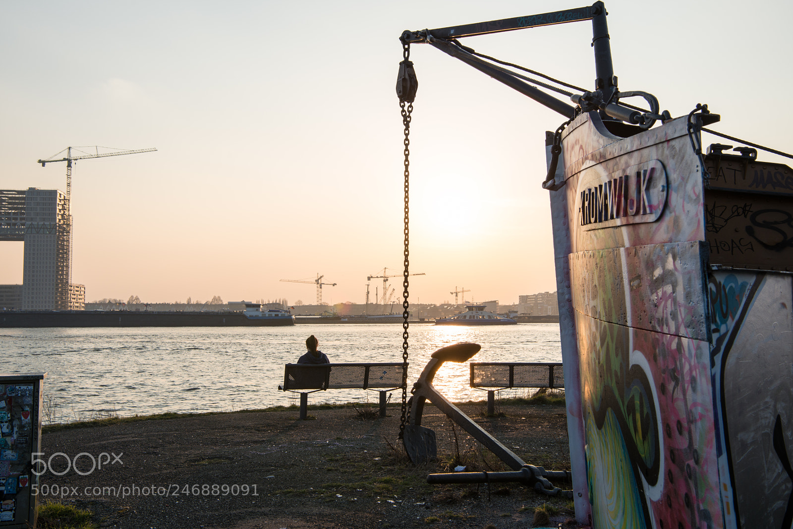 Nikon D800 sample photo. Sunset in amsterdam photography