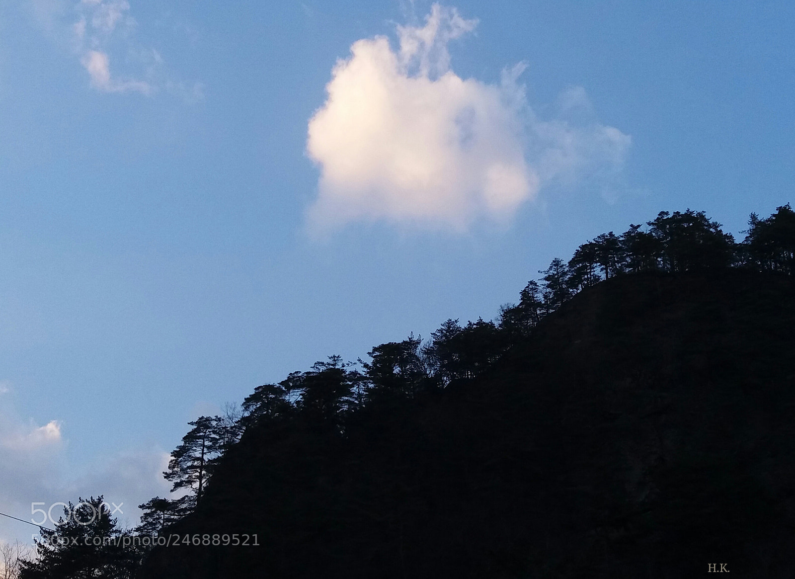 Samsung Galaxy J5 sample photo. Clouds and mountain photography