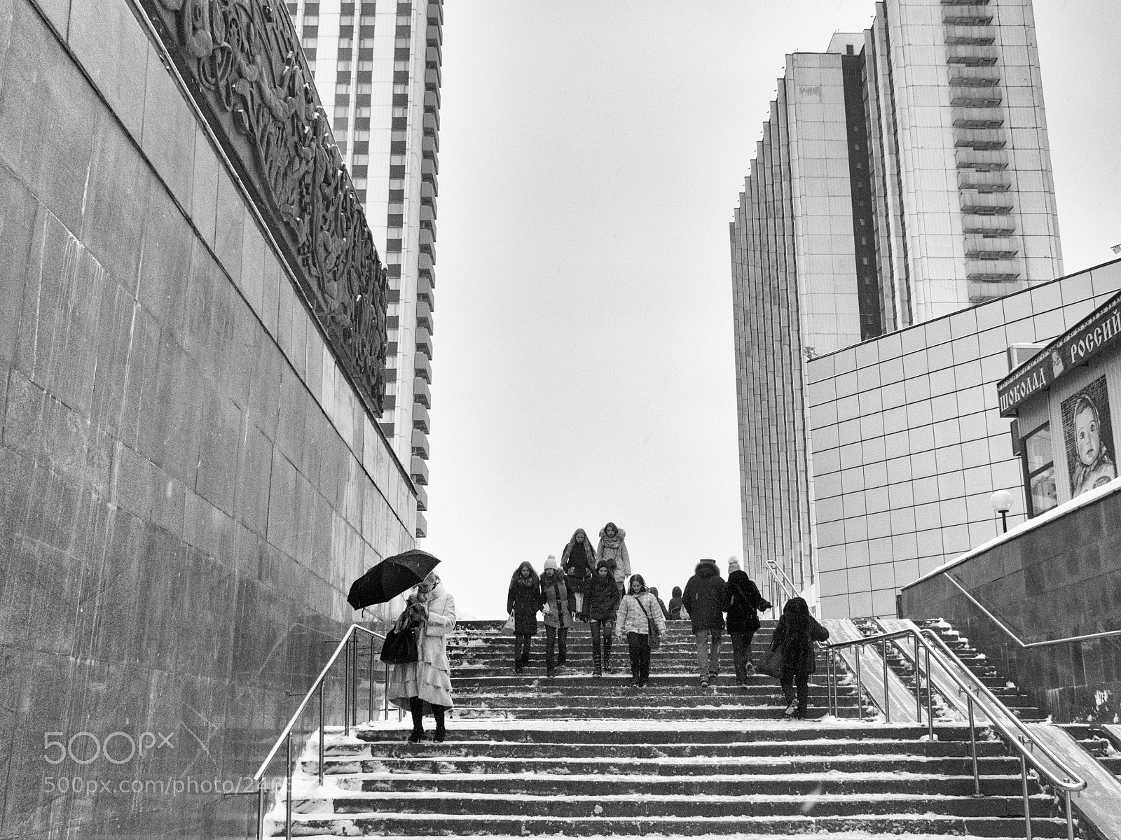 Olympus OM-D E-M1 sample photo. Winter inside the city photography