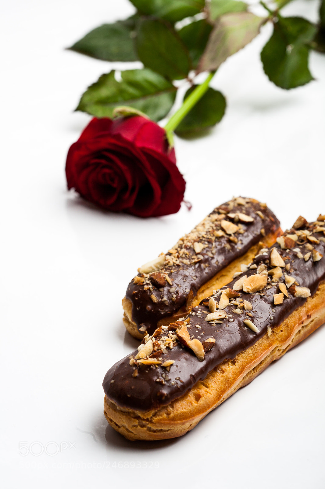 Canon EOS 5D sample photo. Chocolate eclairs photography