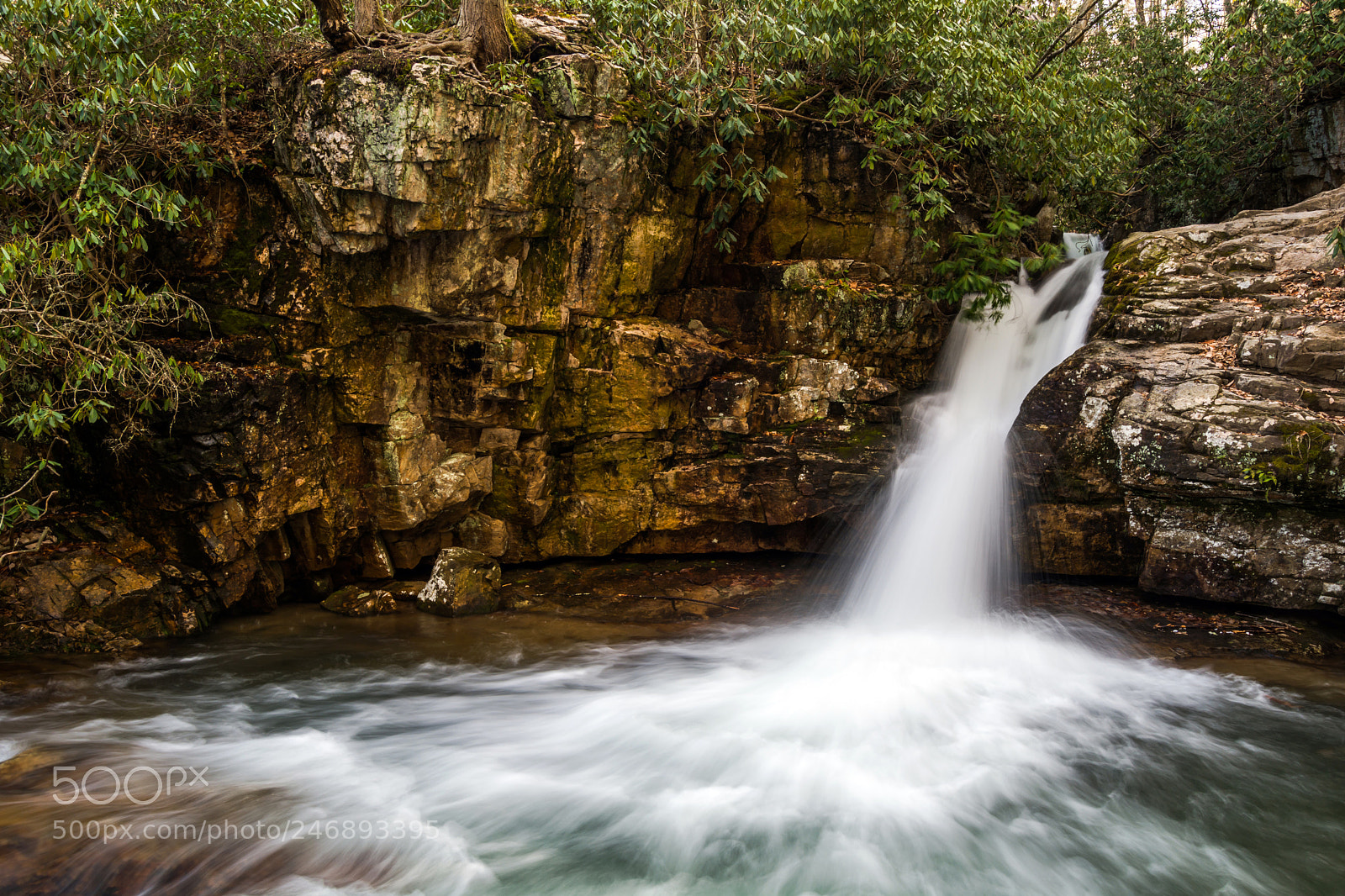 Nikon D7100 sample photo. Blue hole falls photography