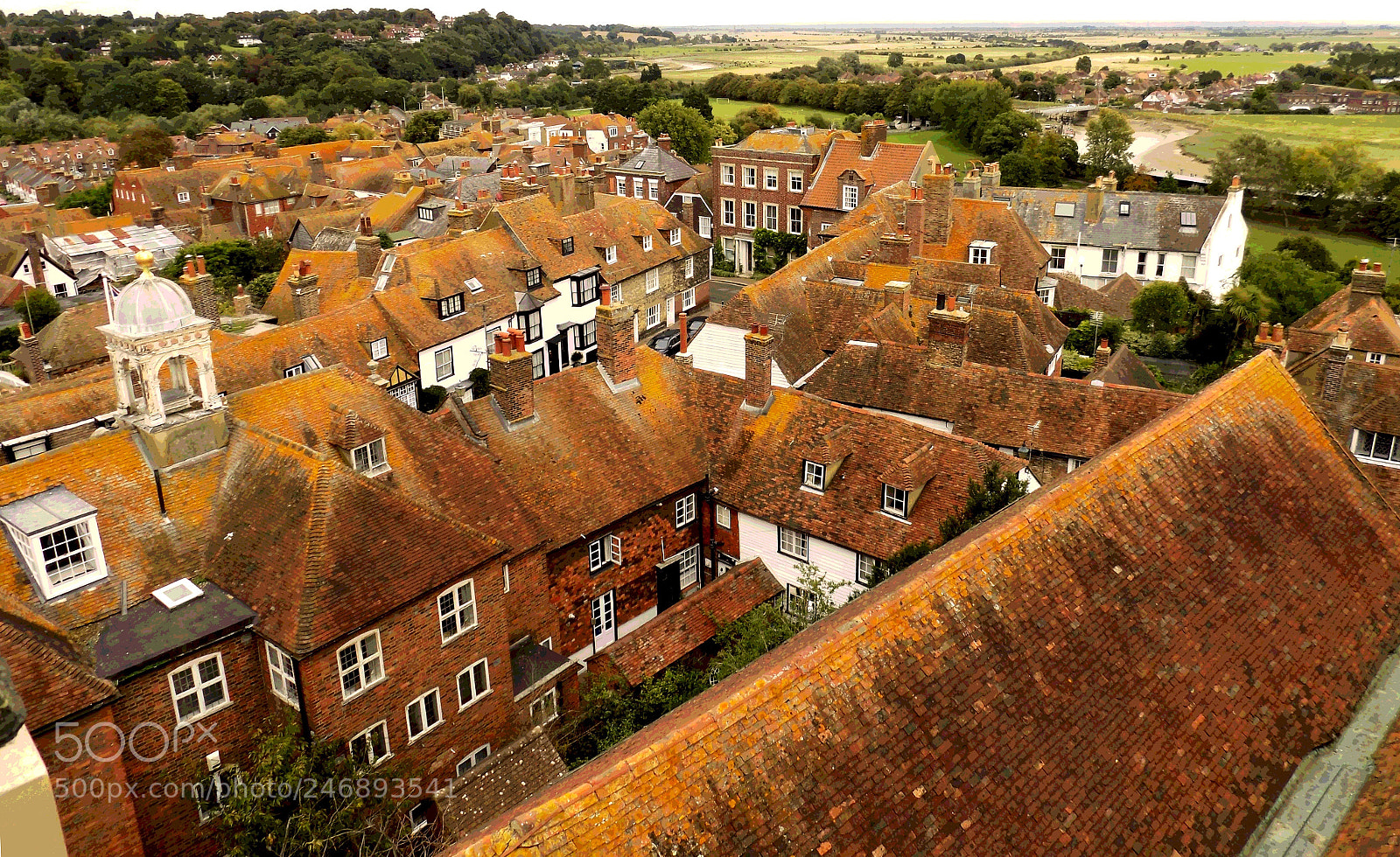 Nikon COOLPIX L340 sample photo. Rye rooftops edited photography