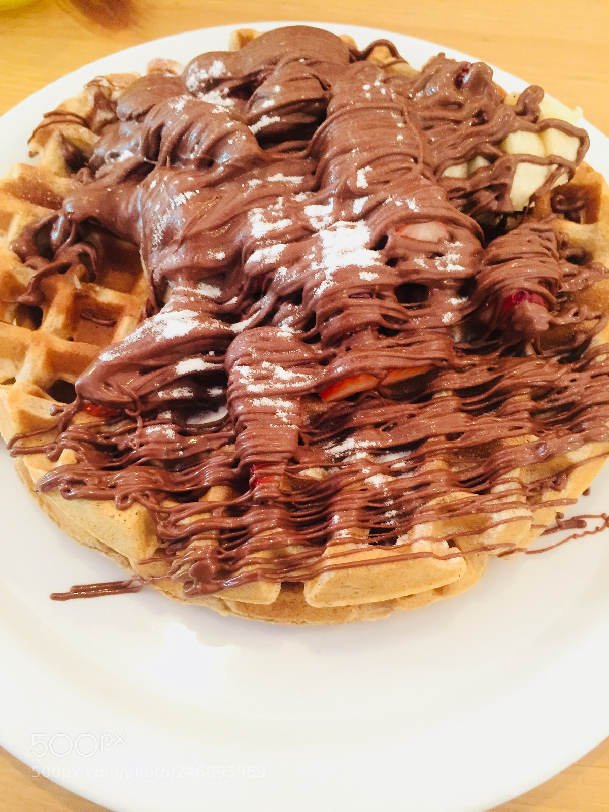 Apple iPhone 6 sample photo. Delicious wafflr photography