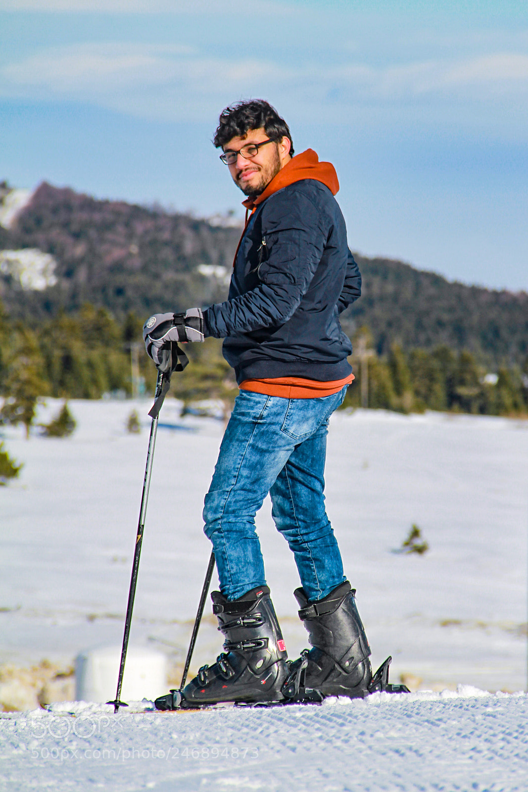 Canon EOS 7D sample photo. Snow's man photography