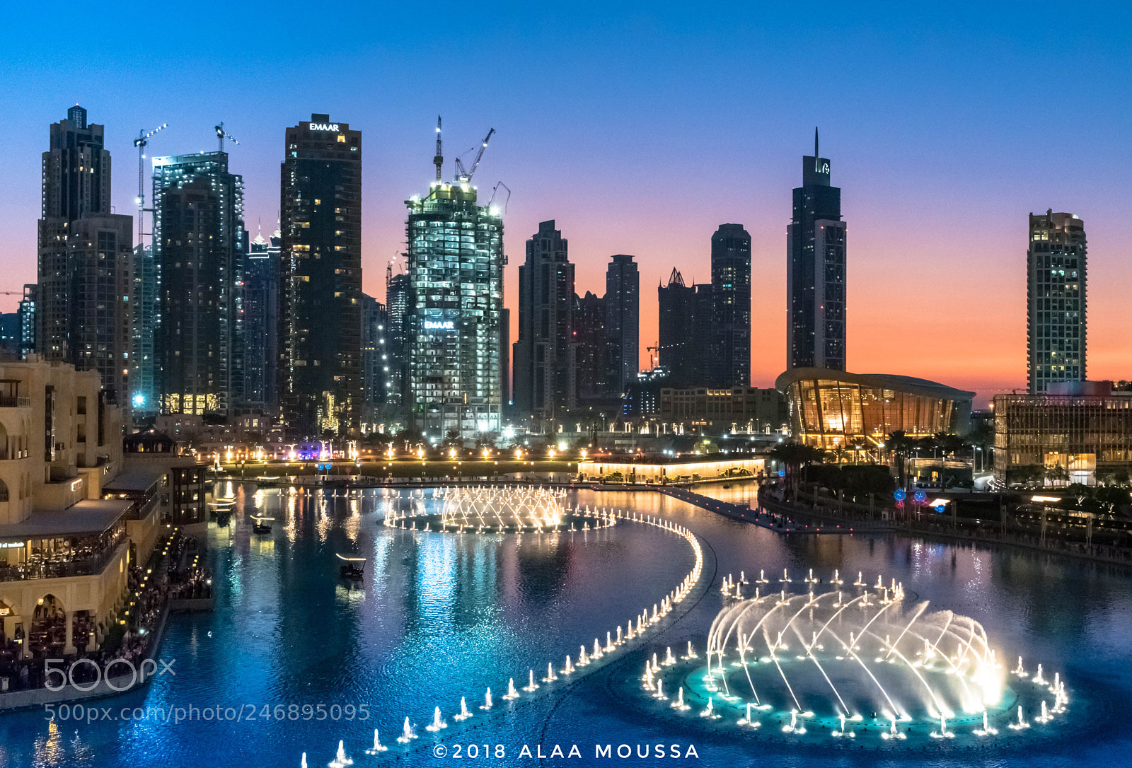 Nikon D5600 sample photo. Dubai fountain featuring dubai photography