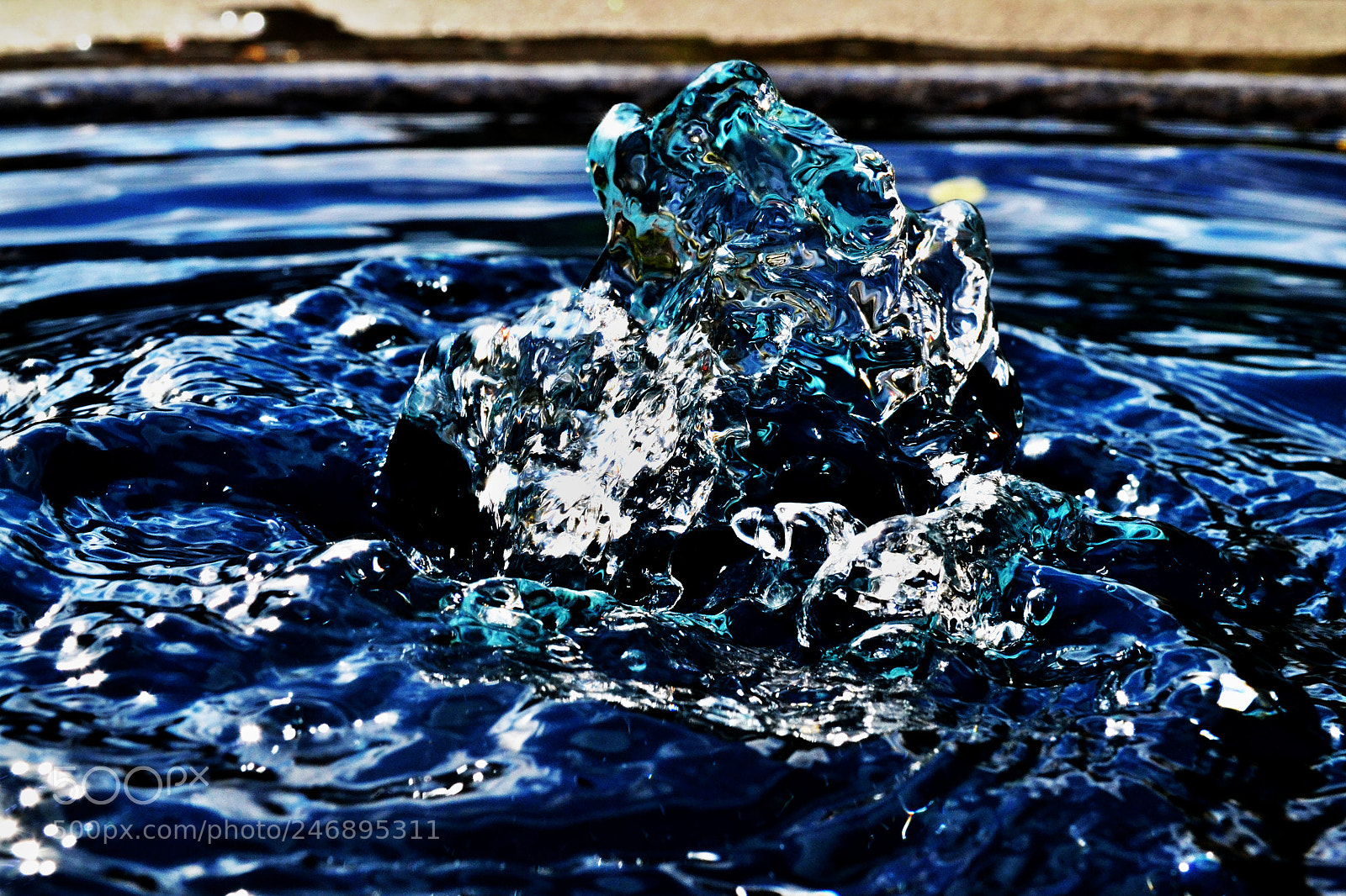 Nikon D3100 sample photo. Fountain photography