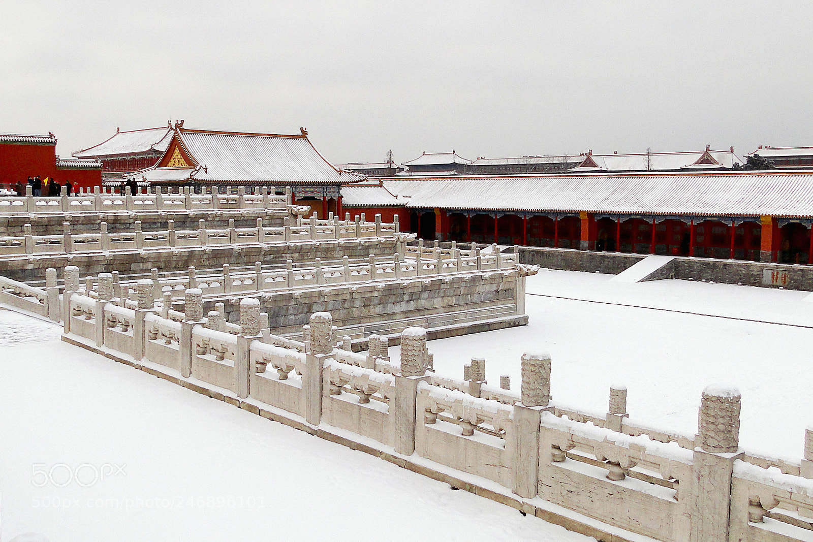 Sony Cyber-shot DSC-HX1 sample photo. 雪中故宫 photography