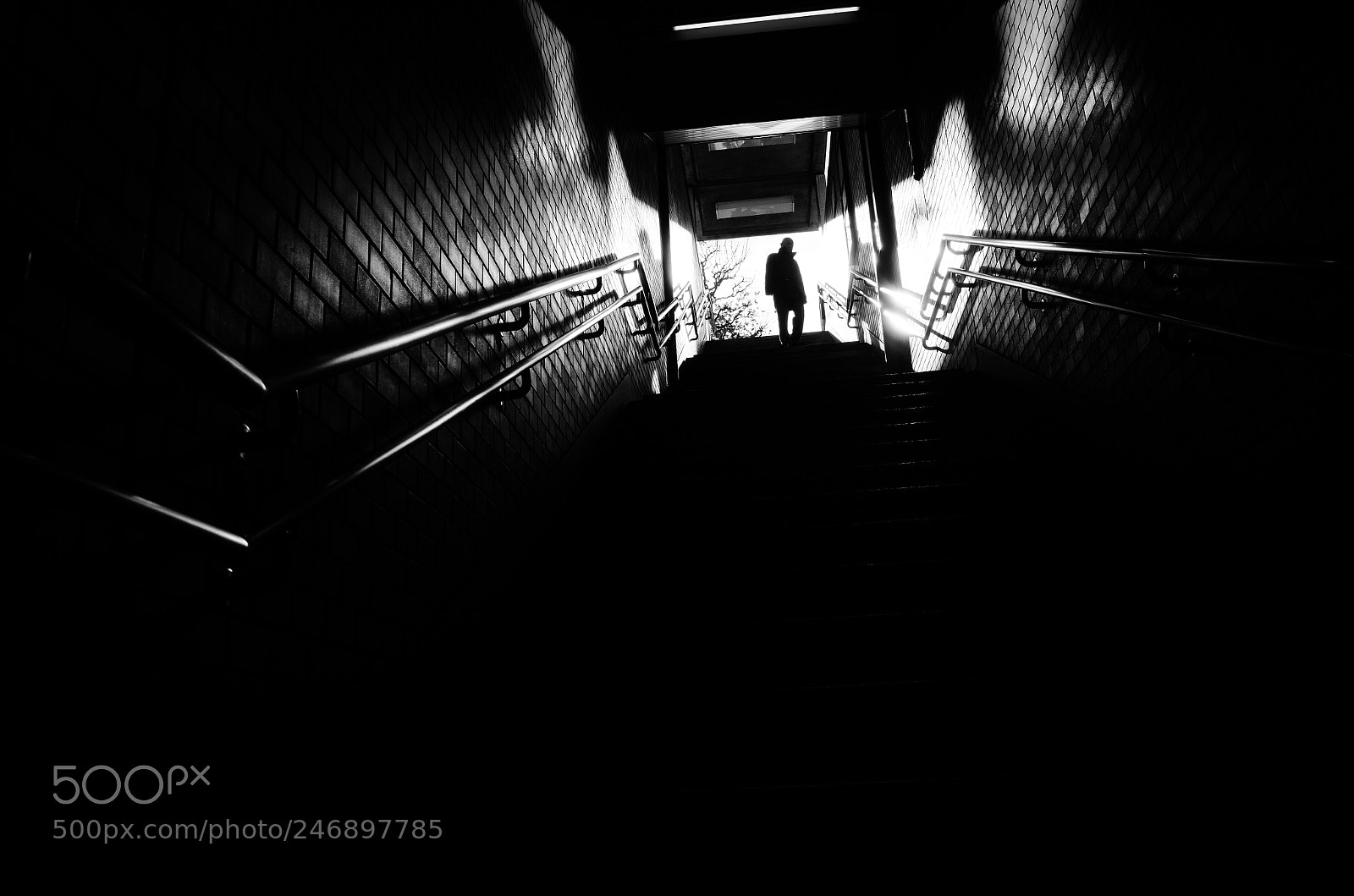 Ricoh GR II sample photo. Stairs photography