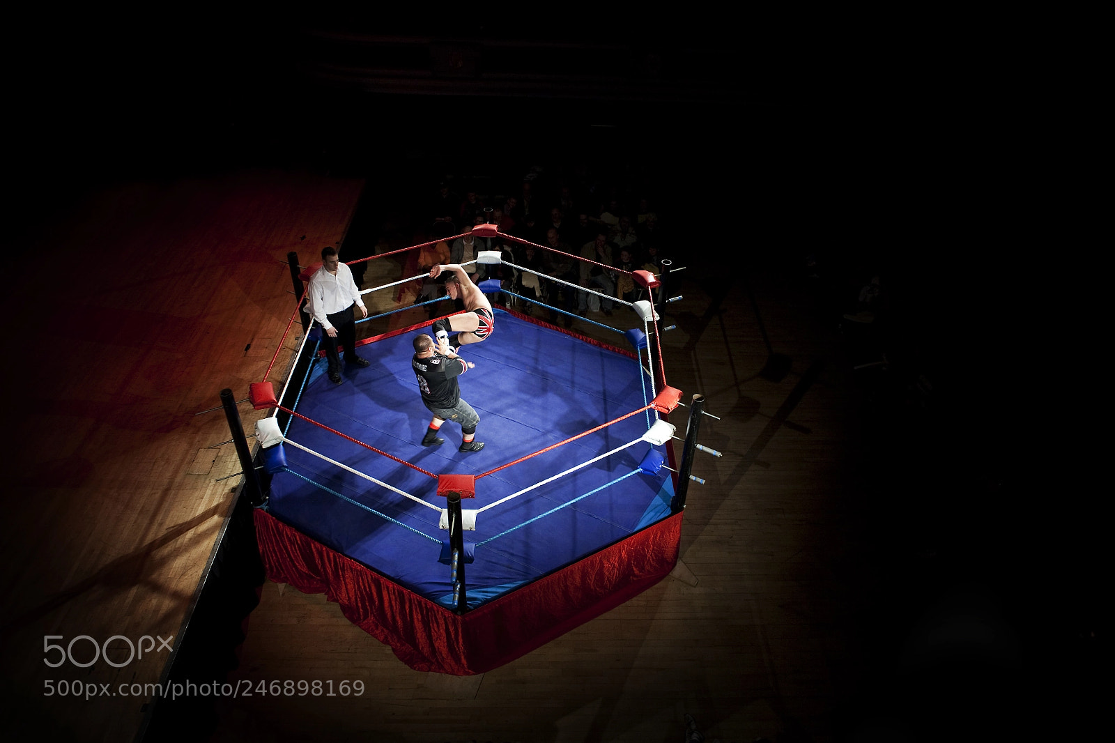 Canon EOS 5D sample photo. Wrestling in the uk photography