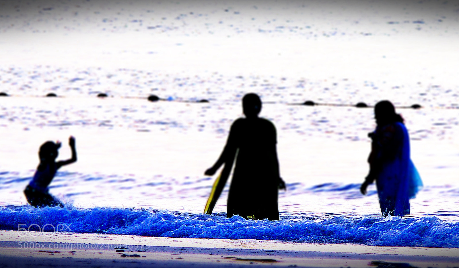 Panasonic DMC-FZ30 sample photo. Bathing silhouettes photography