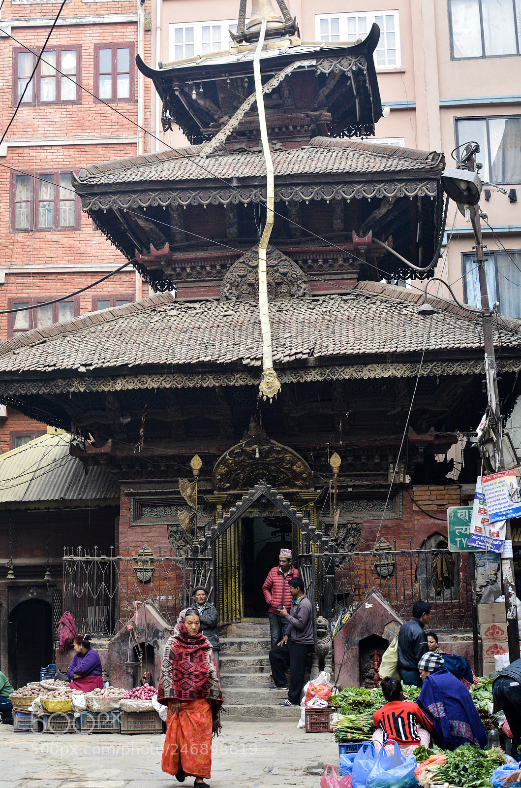Nikon D5200 sample photo. Thamel photography